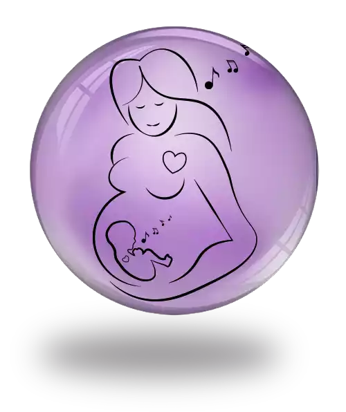 Femme enceinte connectée à son bébé